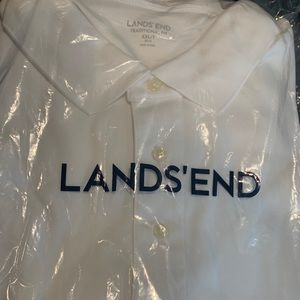 Brand new Lands’End white Polo